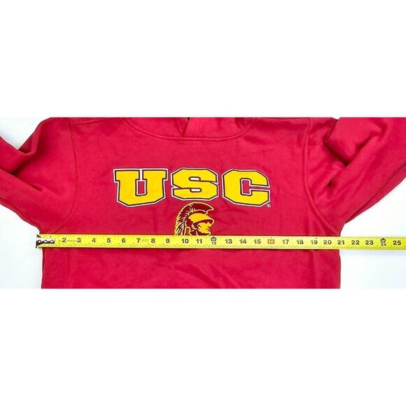 Reebok Heisman Collection Size XL 18/20 Youth USC Trojans Red Pullover Hoodie - Picture 3 of 9